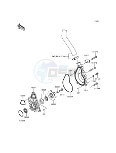 VERSYS 650 KLE650EGF XX (EU ME A(FRICA) drawing Water Pump