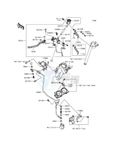 NINJA H2 ZX1000NGF XX (EU ME A(FRICA) drawing Clutch Master Cylinder