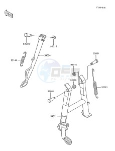 ZX 600 C [NINJA 600R] (C8-C9) [NINJA 600R] drawing STAND-- S- -