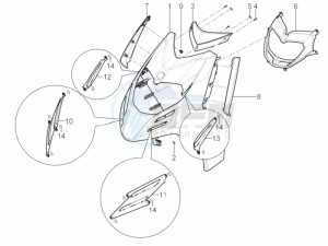 TYPHOON 125 4T 2V E3 (APAC) drawing Front shield