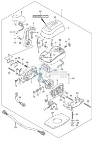 DF 300AP drawing Top Mount Single