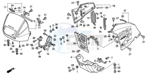 NX250 drawing COWL