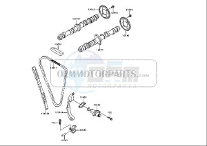 ZZR 600 (EU) drawing CAMSHAFT