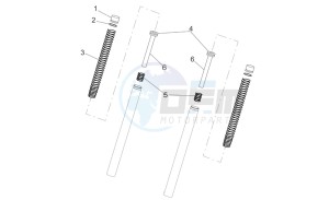 SR R and R Factory 50 IE-Carb drawing Front fork II