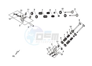 MAXSYM 400 EFI ABS drawing VALVES