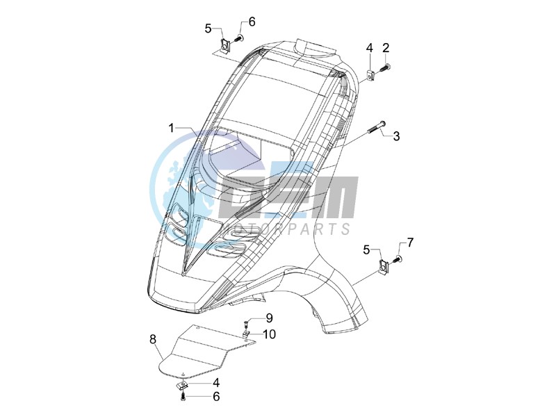 Front shield