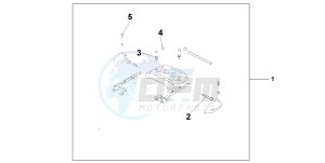 CB750F2 SEVEN FIFTY drawing REAR CARRIER