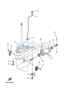 F25TLRW-USA drawing LOWER-CASING-x-DRIVE-2