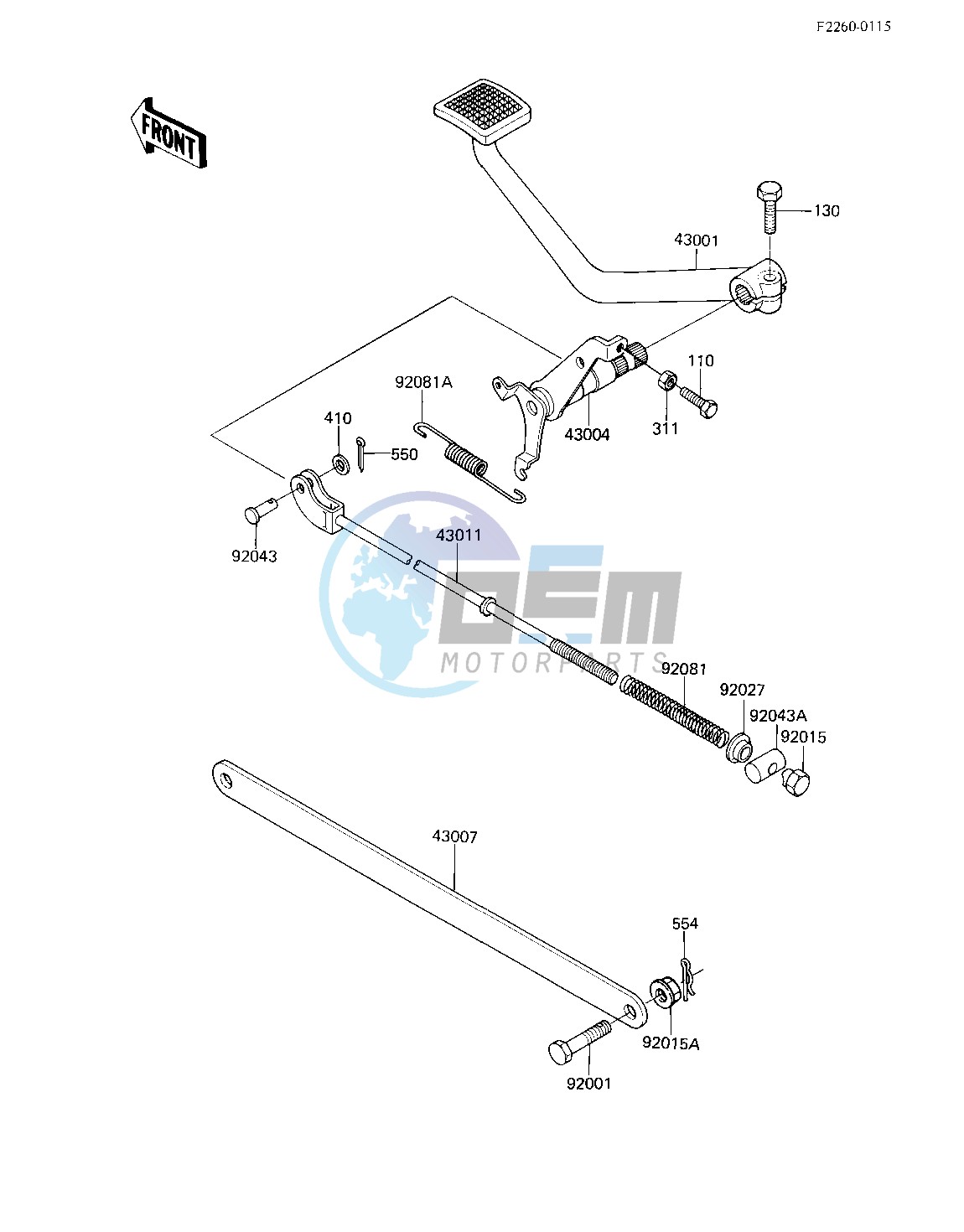 BRAKE PEDAL_TORQUE LINK