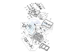 TDM 900 drawing CYLINDER HEAD