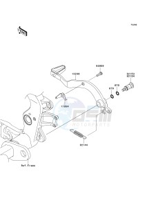 KSF 450 B [KFX450R MONSTER ENERGY] (B8F-B9FB) B9F drawing BRAKE PEDAL