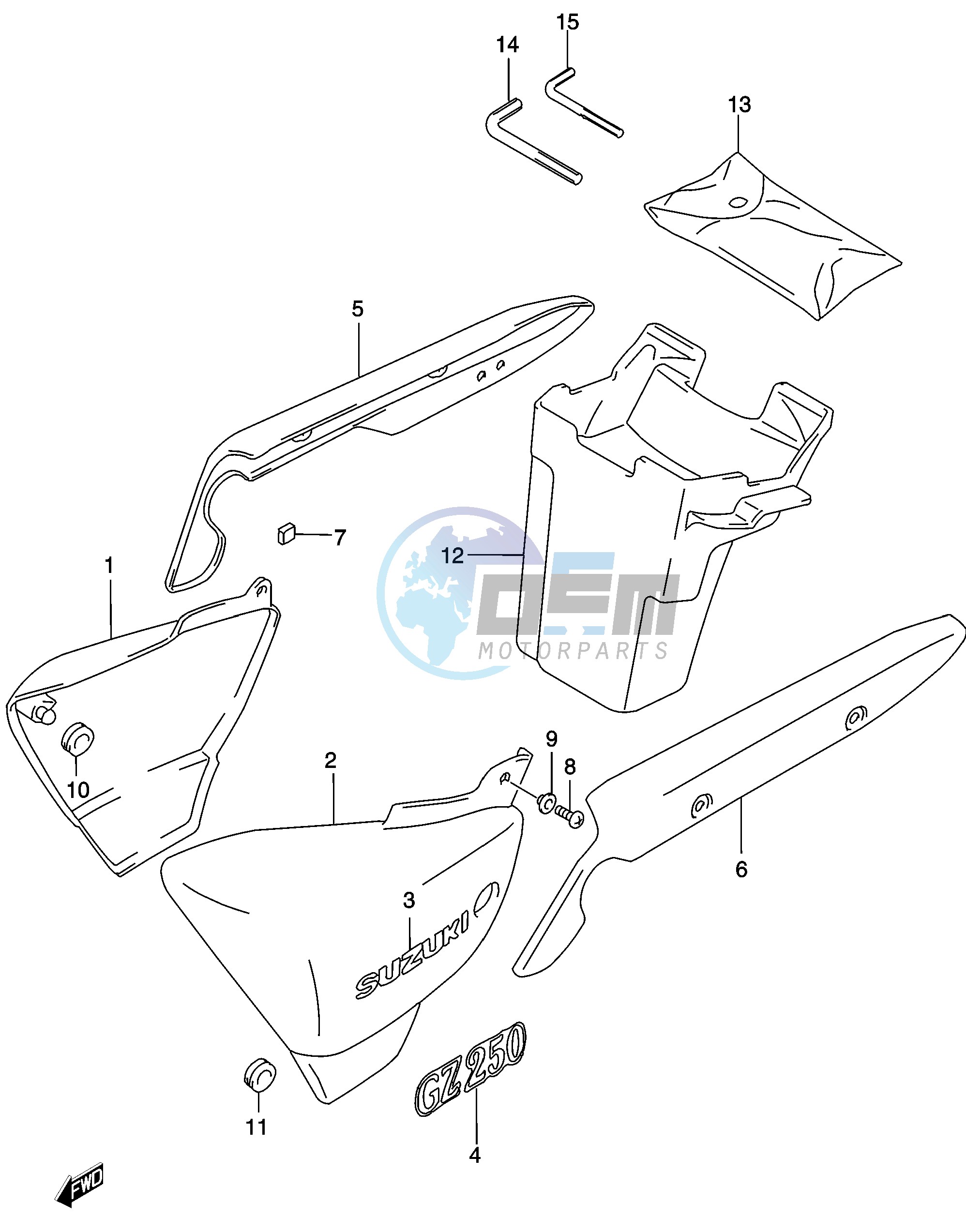 FRAME COVER (MODEL K3)