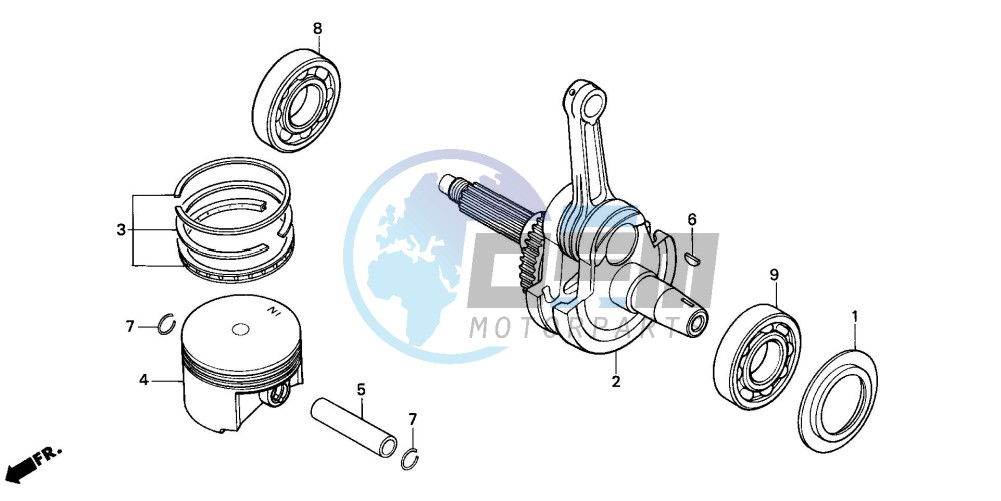 PISTON/CRANKSHAFT