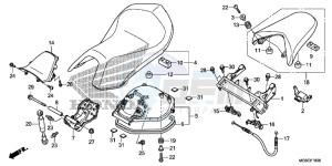 NC700DD INTEGRA E drawing SEAT