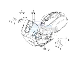 Granturismo 200 L UK drawing Frame - bodywork