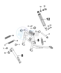 DJANGO 50 4TY OC drawing SUSPENSION AND STAND