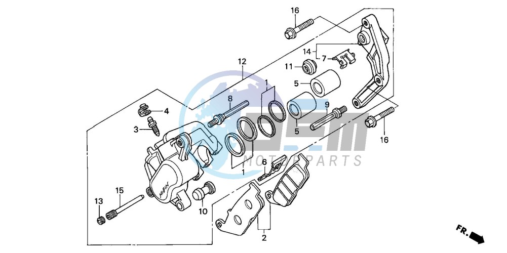 FRONT BRAKE CALIPER (1)