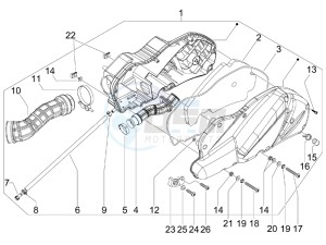 Fuoco 500 e3 800 drawing Air filter