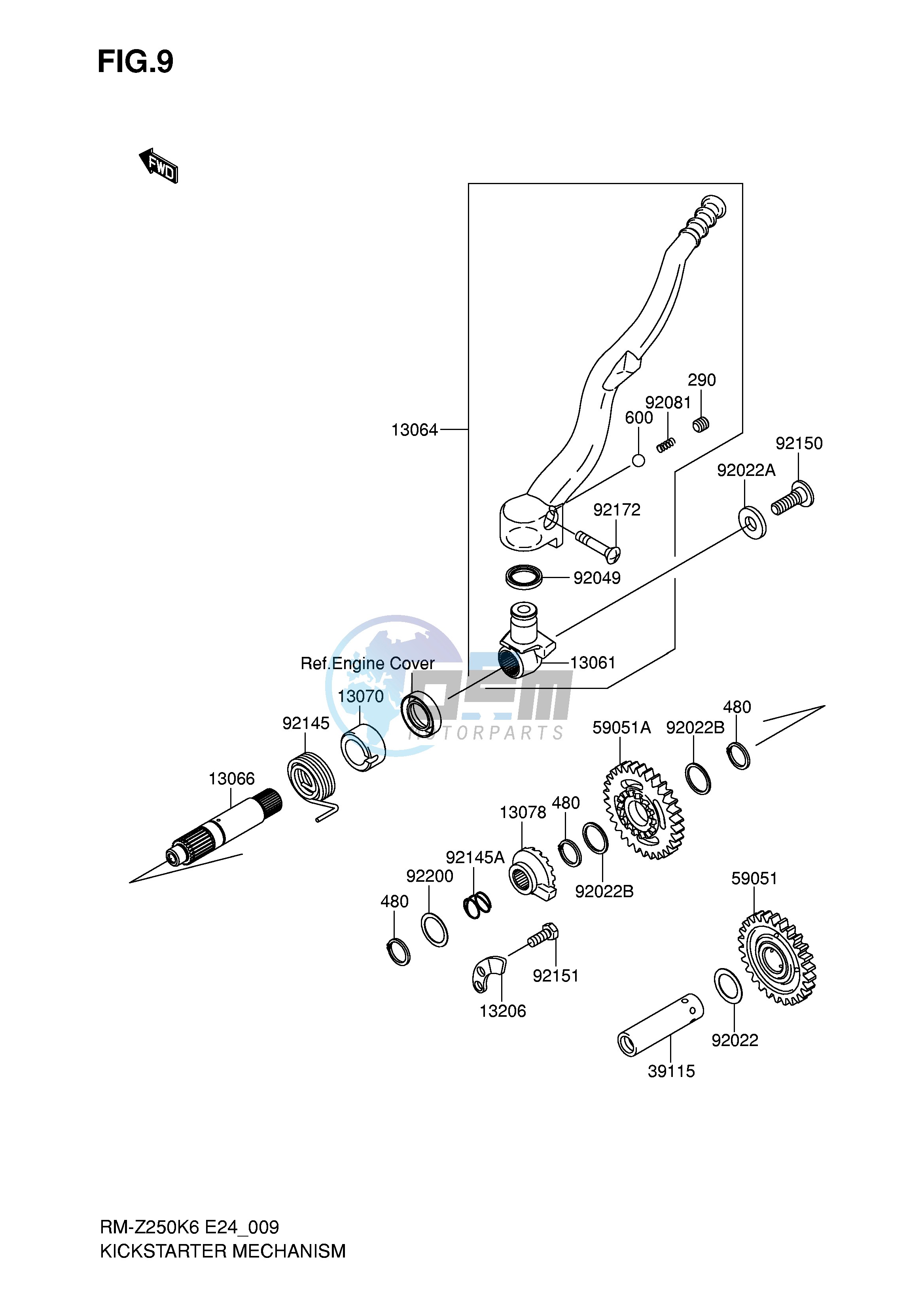 KICKSTARTER MECHANISM