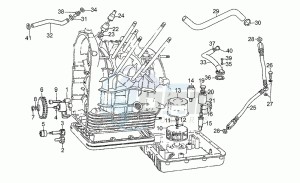 California III 1000 Carburatori Carburatori drawing Oil pump