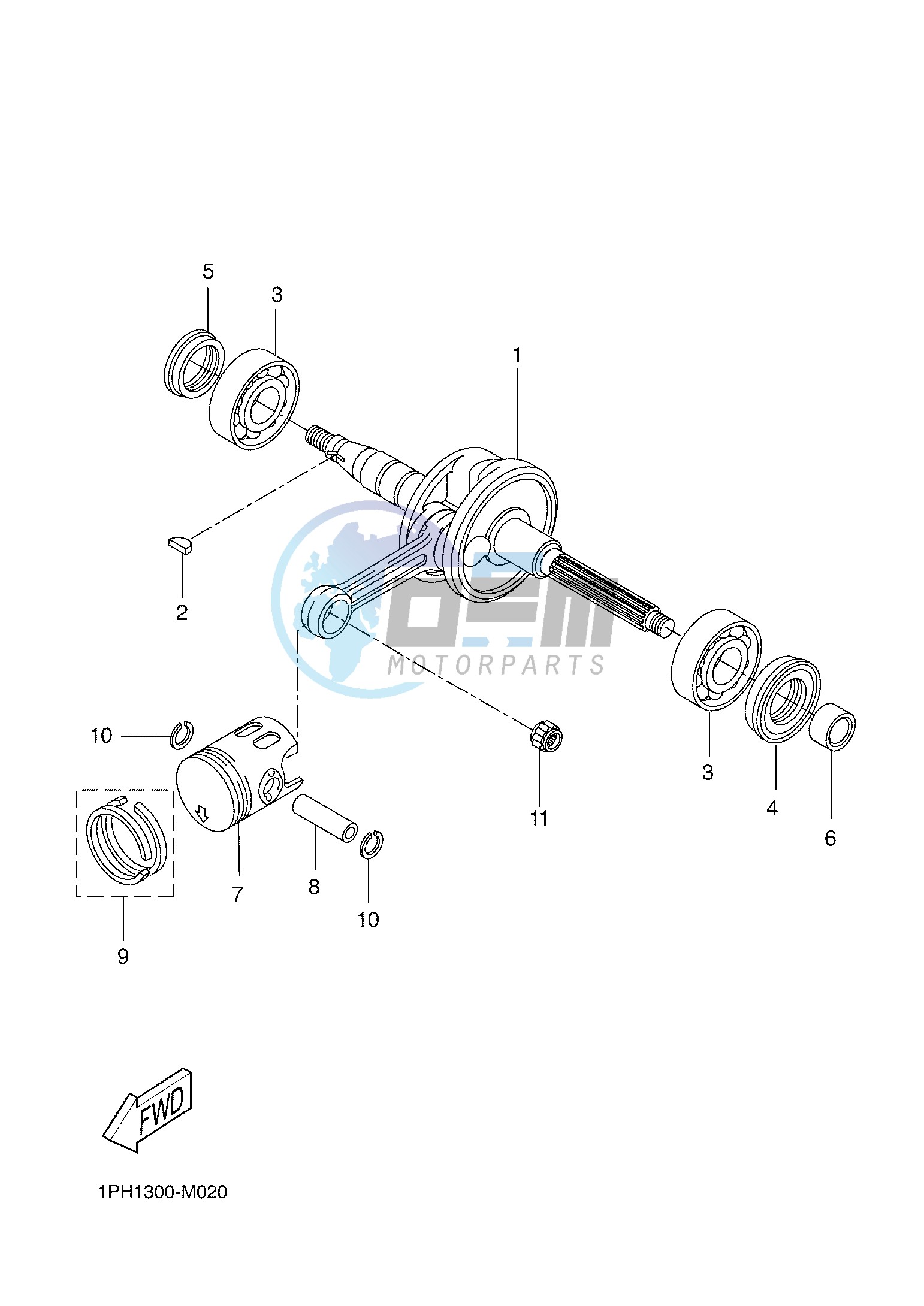 CRANKSHAFT & PISTON