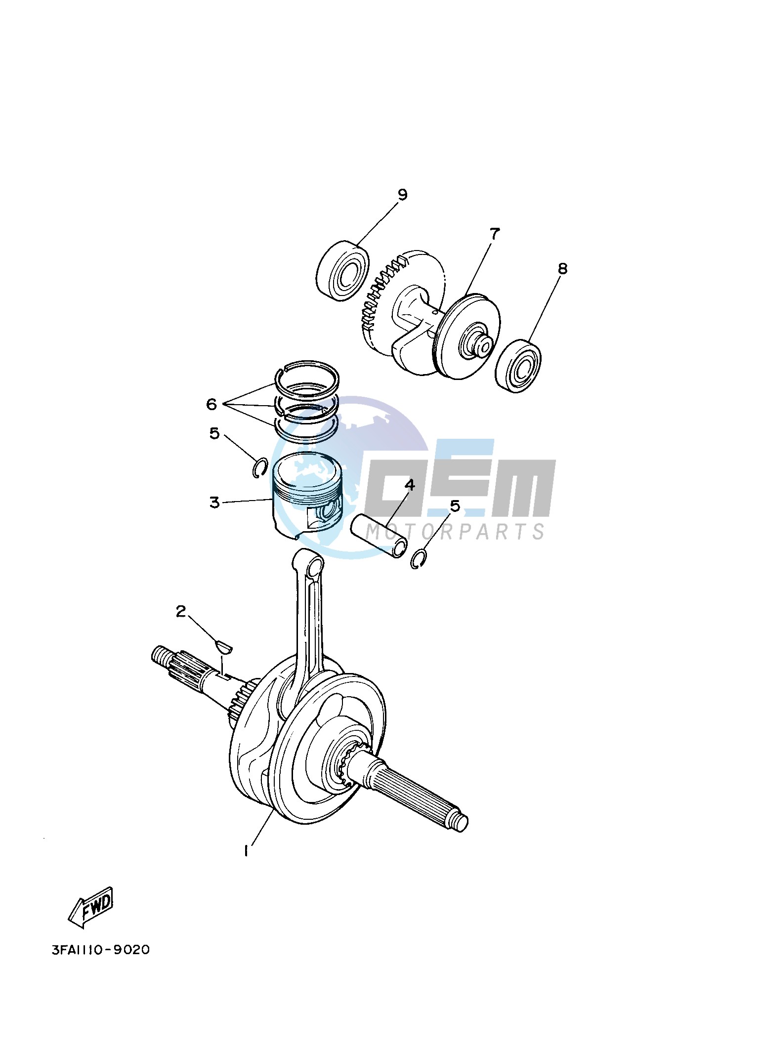 CRANKSHAFT & PISTON