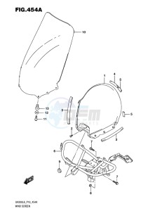 UH200 BURGMAN EU drawing WIND SCREEN