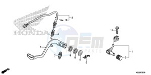 CRF250LAH CRF250LA ED drawing PEDAL