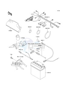 KEF 300 B [LAKOTA SPORT] (B1-B3) [LAKOTA 300 SPORT] drawing CHASSIS ELECTRICAL EQUIPMENT