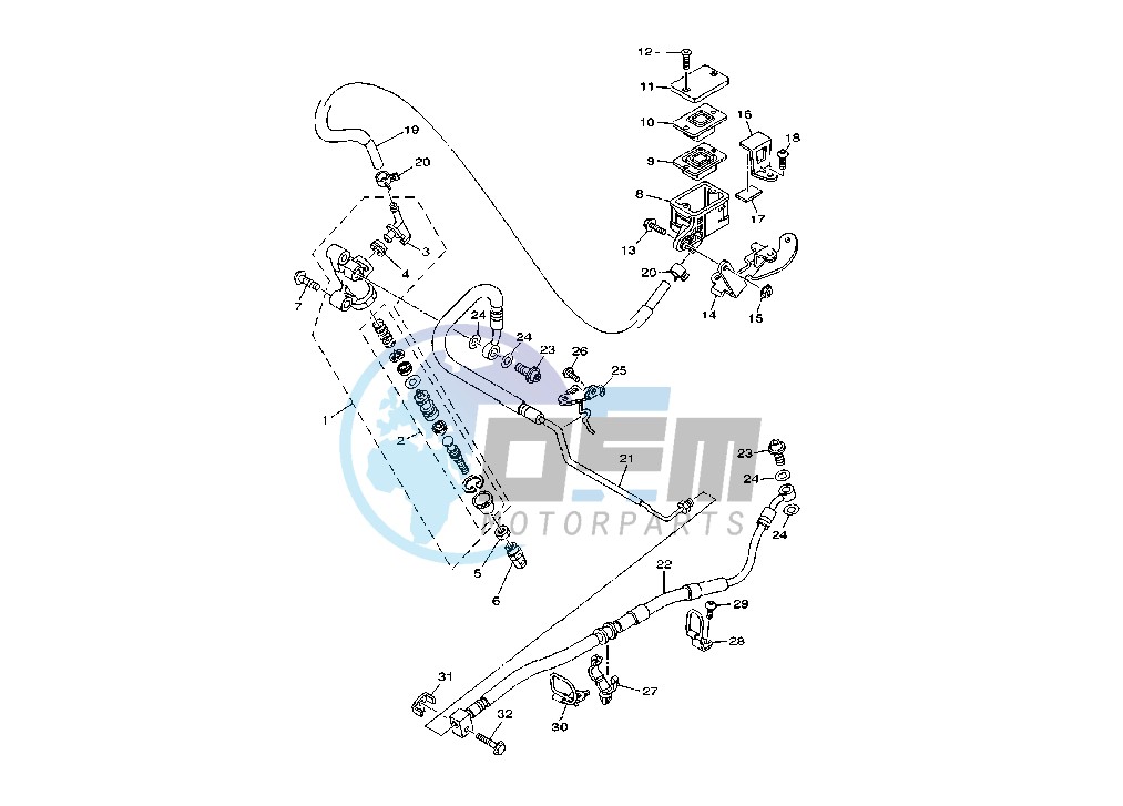 REAR MASTER CYLINDER