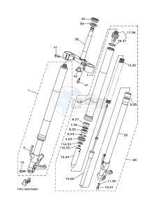 MT09A MT-09 ABS 900 (2DRN) drawing FRONT FORK