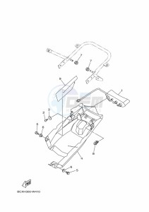 YFM700R (BMD7) drawing TAILLIGHT