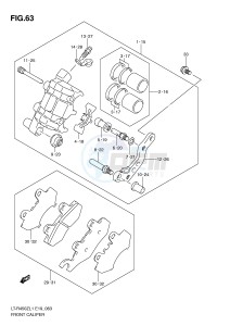 LT-R450 (E19) drawing FRONT CALIPER