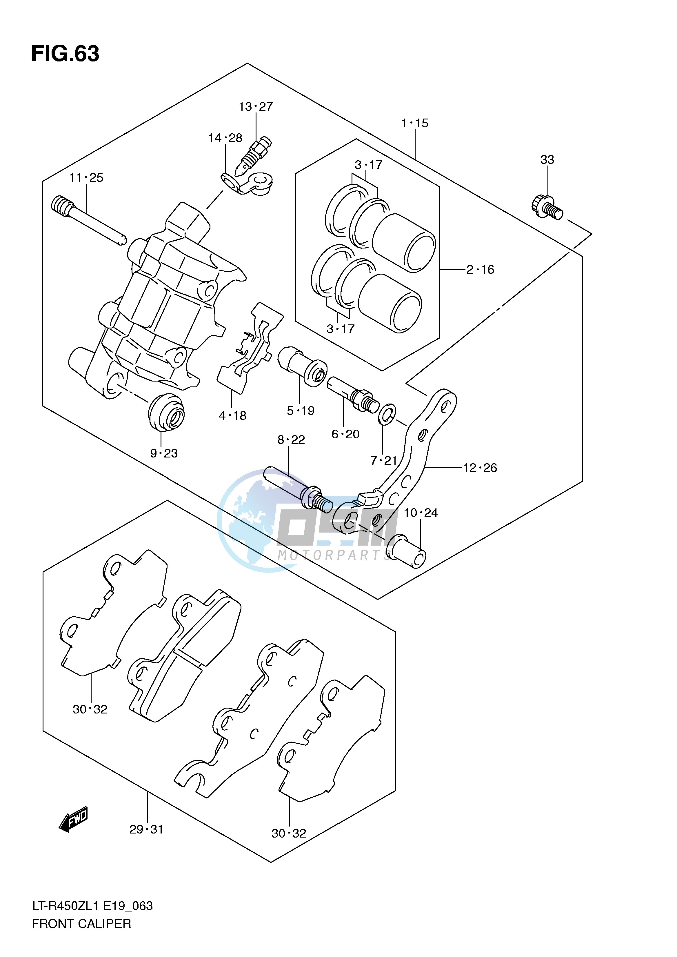 FRONT CALIPER