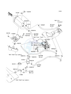 ZX636 C [NINJA ZX-6R] (C6F) D6F drawing FUEL EVAPORATIVE SYSTEM -- CA- -