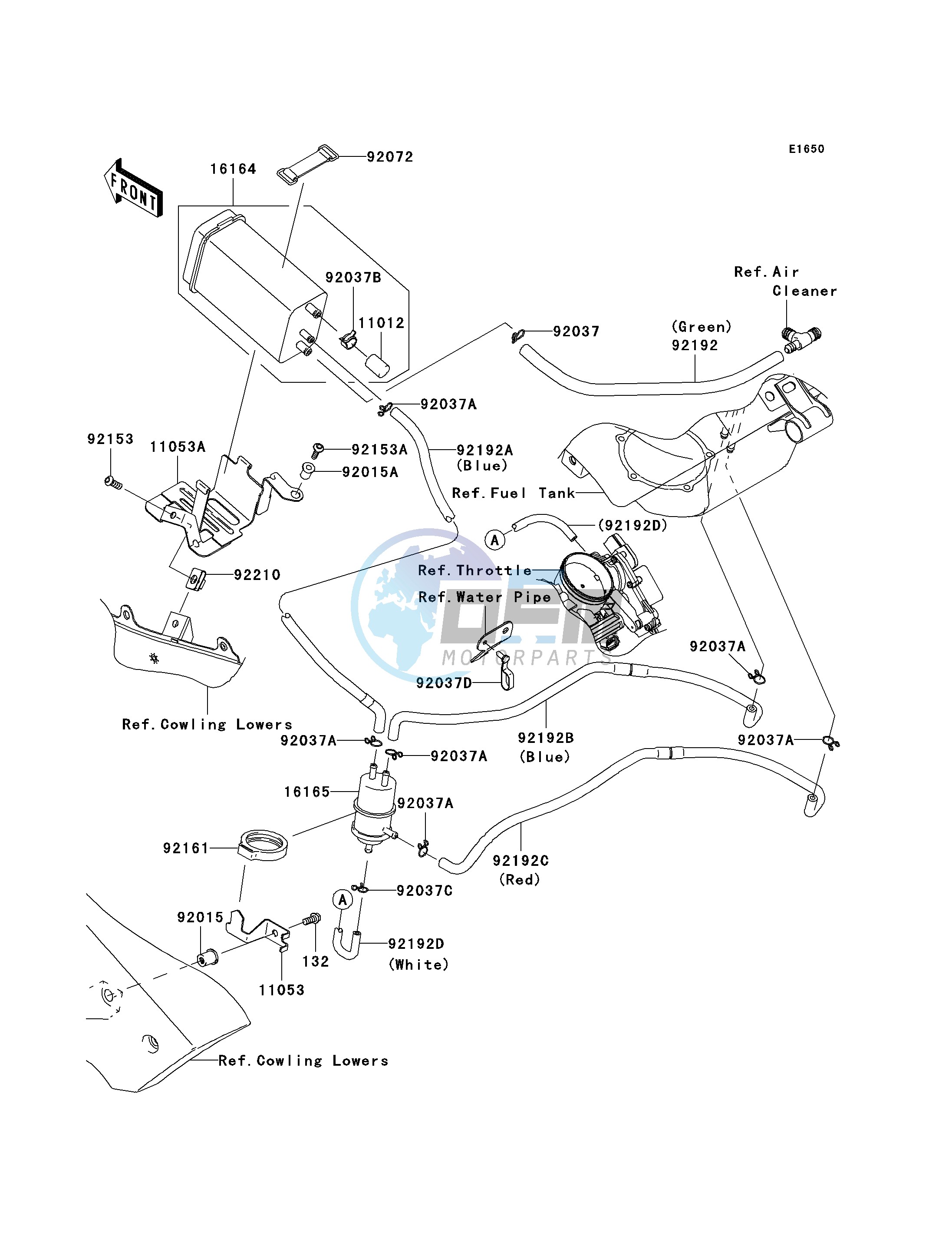 FUEL EVAPORATIVE SYSTEM -- CA- -