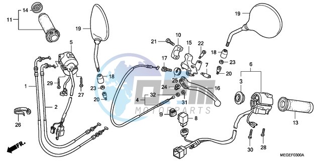 HANDLE SWITCH/CABLE