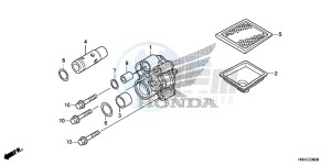 TRX500FE1H Europe Direct - (ED) drawing OIL PUMP