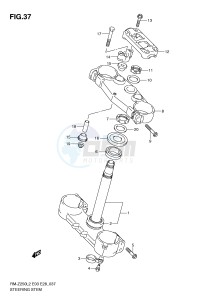 RM-Z250 (E03) drawing STEERING STEM