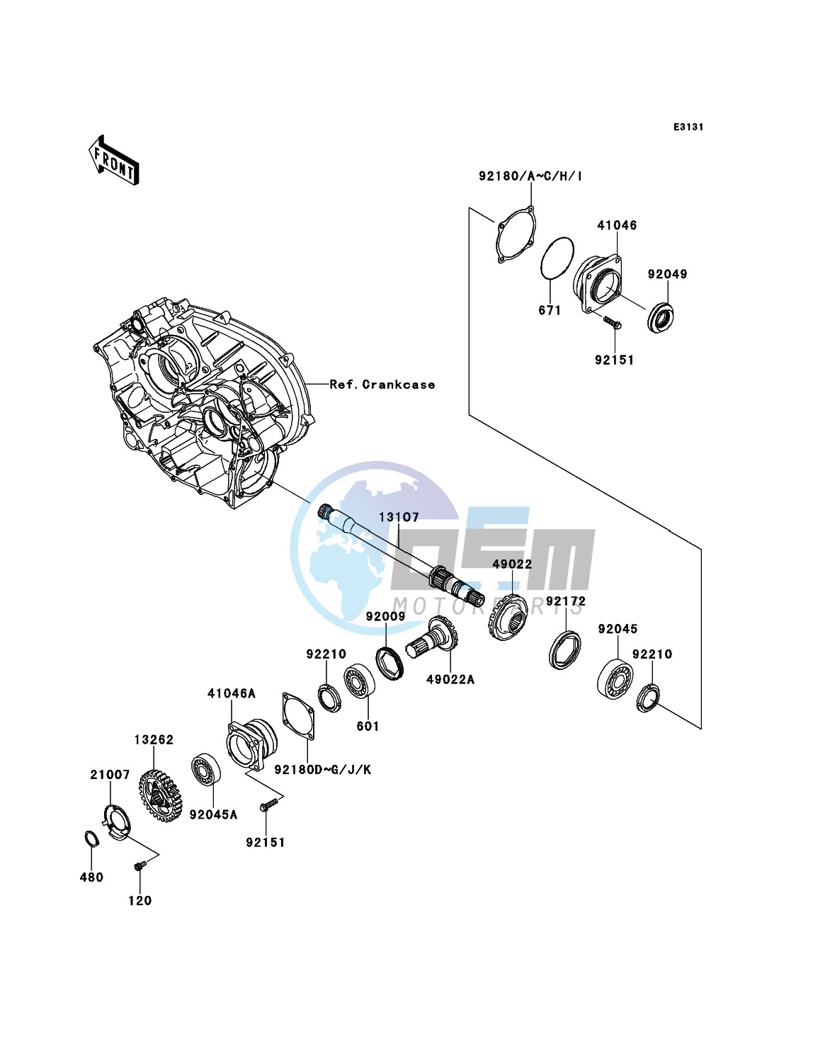 Front Bevel Gear