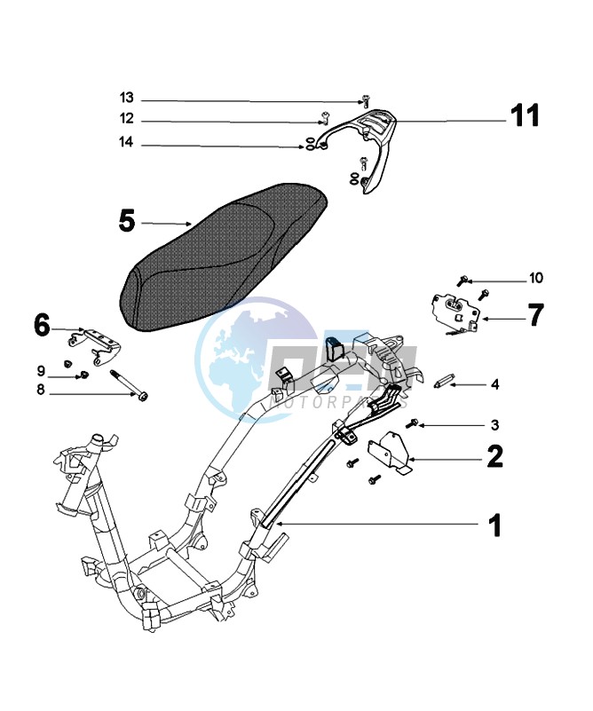 FRAME AND SADDLE