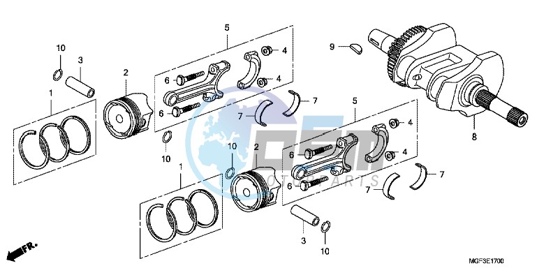 CRANKSHAFT/ PI STON