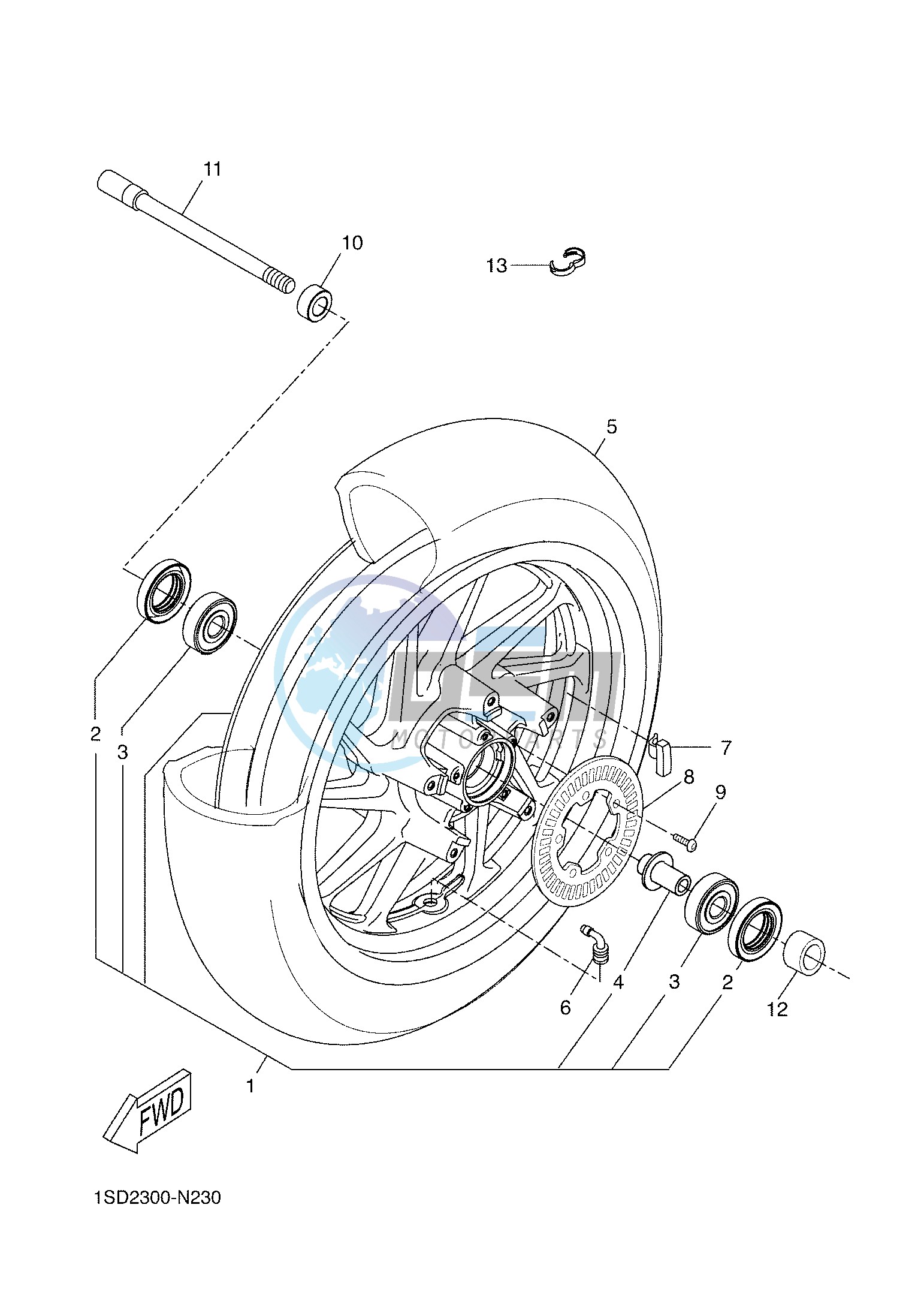 FRONT WHEEL