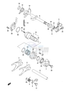 LT-A500X(Z) drawing GEAR SHIFTING