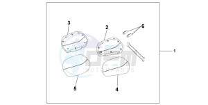 NT650V drawing BIG SADDLEBAG LEFT ID