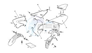 SENDA R X-RACE - 50 CC 2T EU2 drawing BODY