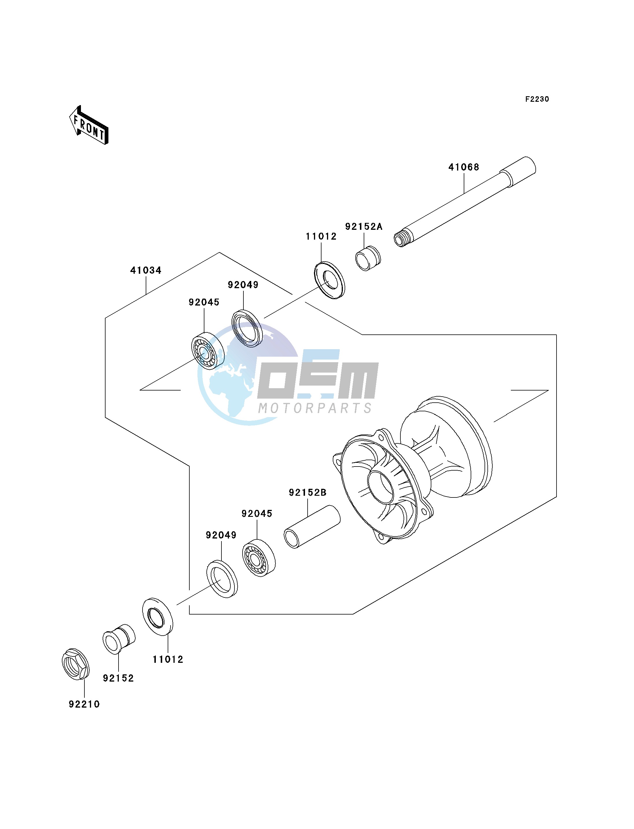 FRONT HUB