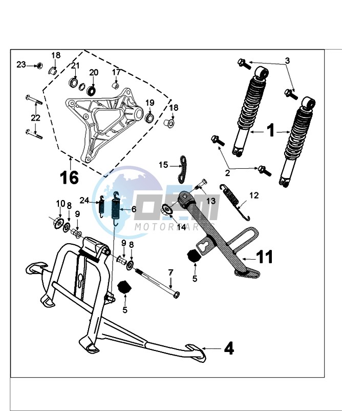 SUSPENSION AND STAND