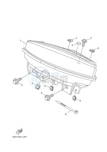 HW125 XENTER 125 (53B6) drawing METER