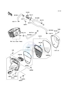 VN900 CLASSIC VN900BEF GB XX (EU ME A(FRICA) drawing Air Cleaner